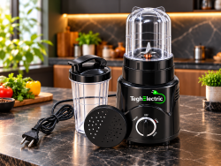Black Electric Blender & Mixer Grinder